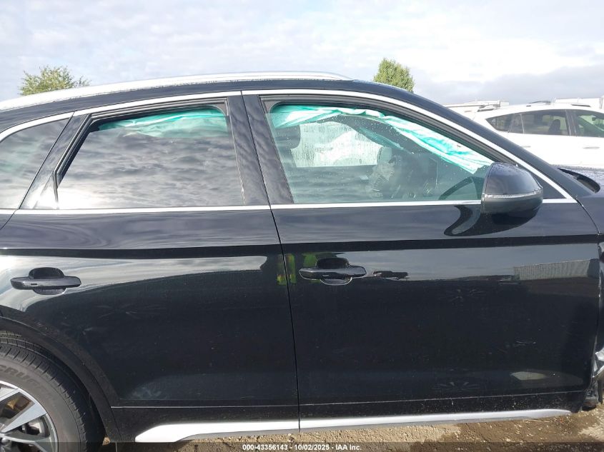 2022 Audi Q5 Premium Plus 45 Tfsi S Line Quattro S Tronic VIN: WA1EAAFY3N2131189 Lot: 43356143