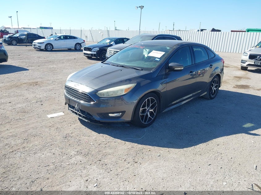 Vin: 1fadp3f28fl230471, lot: 43850865, ford focus se 20152
