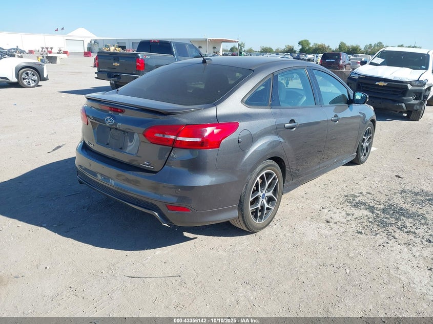 Vin: 1fadp3f28fl230471, lot: 43850865, ford focus se 20154