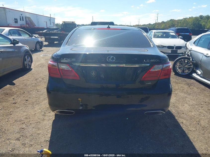 2010 Lexus Ls 460 L VIN: JTHDL5EF9A5001265 Lot: 43356154