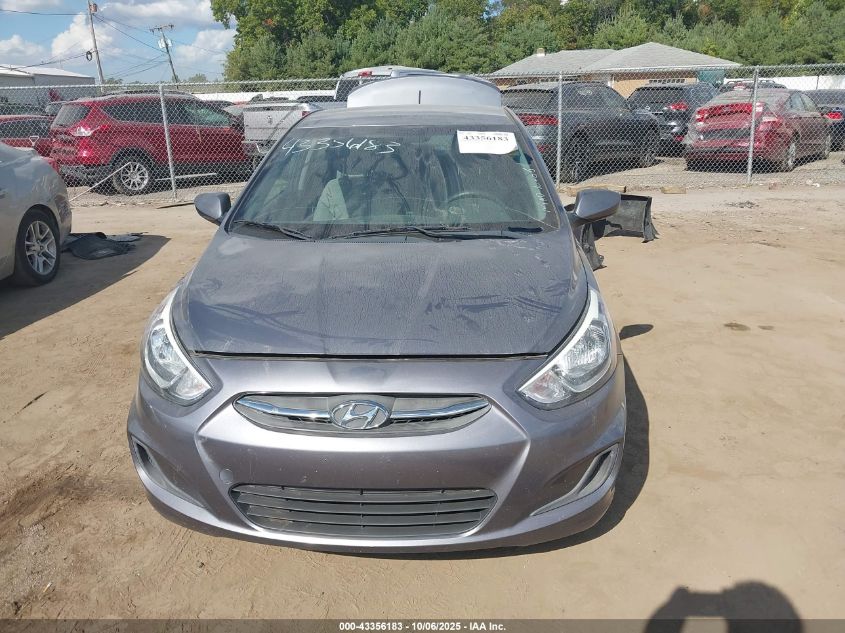 2017 Hyundai Accent Se VIN: KMHCT4AE0HU219904 Lot: 43356183