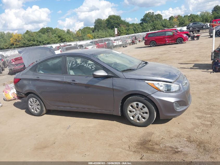 2017 Hyundai Accent Se VIN: KMHCT4AE0HU219904 Lot: 43356183