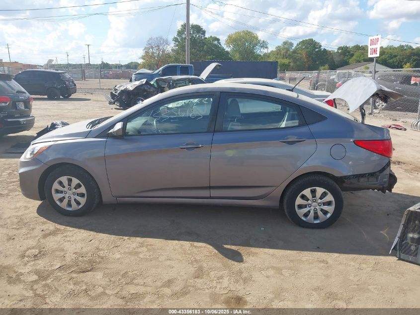 2017 Hyundai Accent Se VIN: KMHCT4AE0HU219904 Lot: 43356183