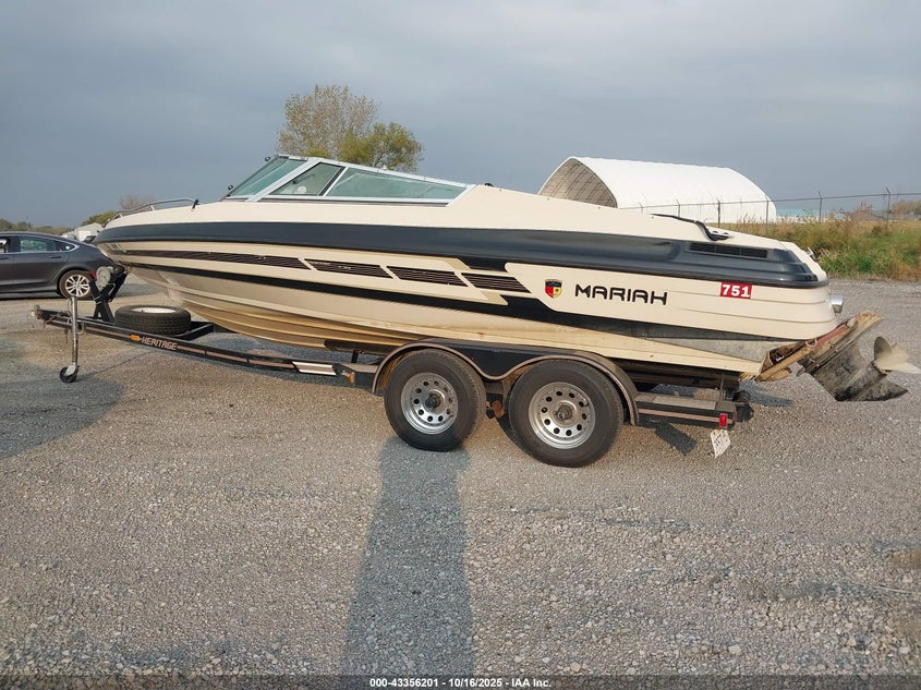 1993 MARIAH BOAT AND TRAILER auction photo 3