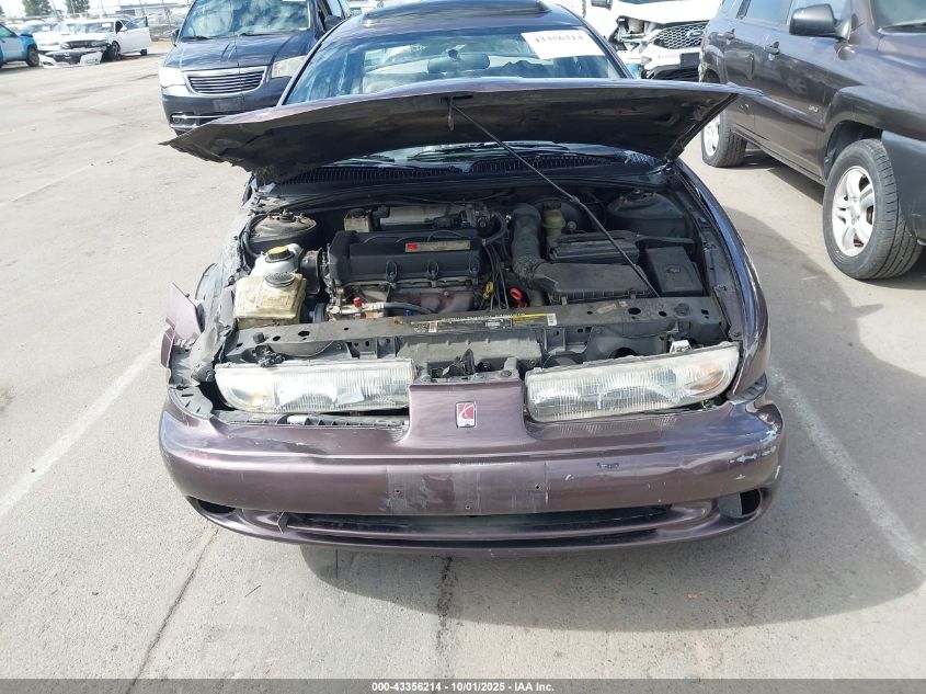 1998 Saturn Sl2 VIN: 1G8ZK5273WZ230137 Lot: 43356214