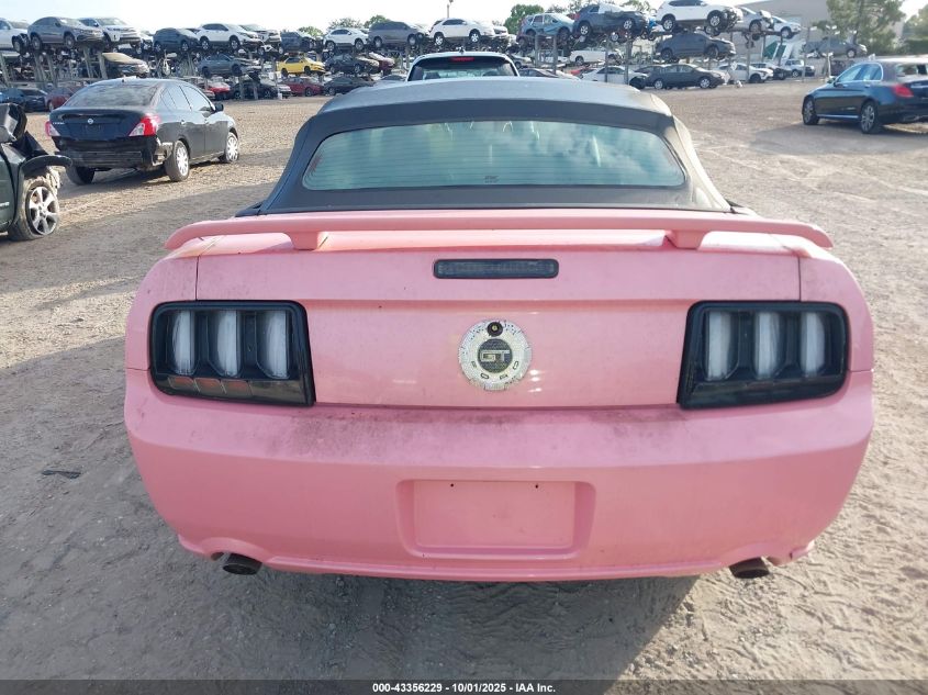 2006 Ford Mustang Gt VIN: 1ZVFT85HX65236601 Lot: 43356229
