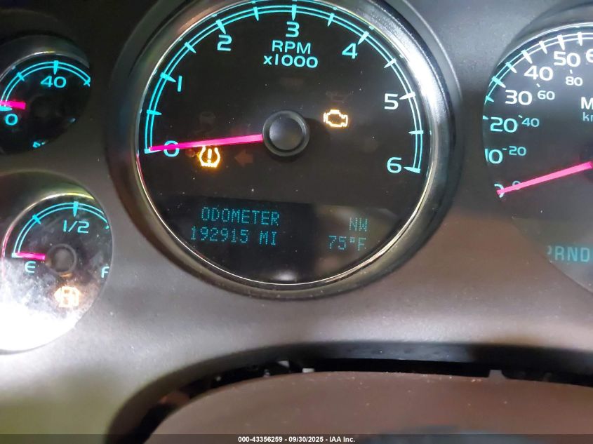 2013 Chevrolet Suburban 1500 Lt VIN: 1GNSKJE77DR192380 Lot: 43356259