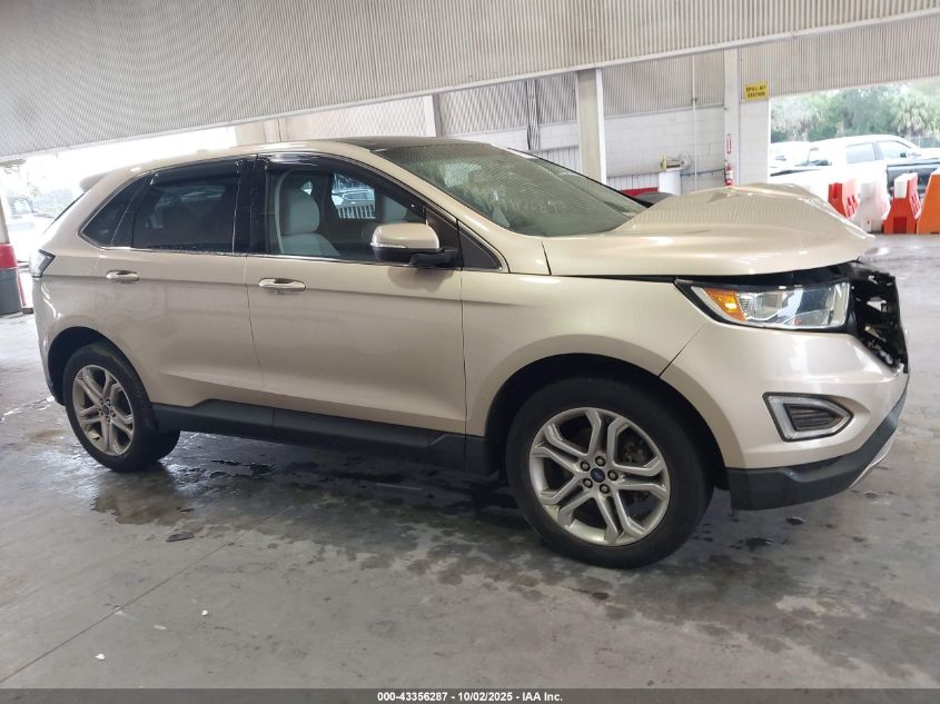2018 Ford Edge Titanium VIN: 2FMPK3K95JBB73806 Lot: 43356287