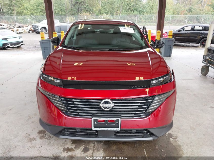 2025 Nissan Murano Sv VIN: 5N1AZ3BS8SC132043 Lot: 43356305