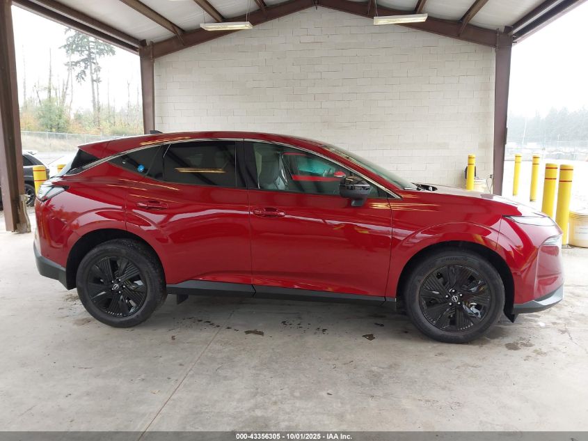 2025 Nissan Murano Sv VIN: 5N1AZ3BS8SC132043 Lot: 43356305