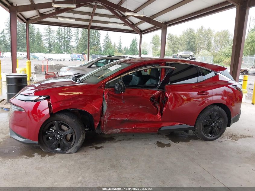 2025 Nissan Murano Sv VIN: 5N1AZ3BS8SC132043 Lot: 43356305