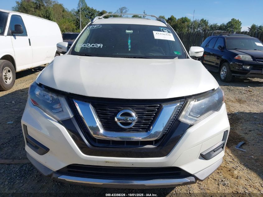 2017 Nissan Rogue Sv VIN: KNMAT2MT0HP503039 Lot: 43356326