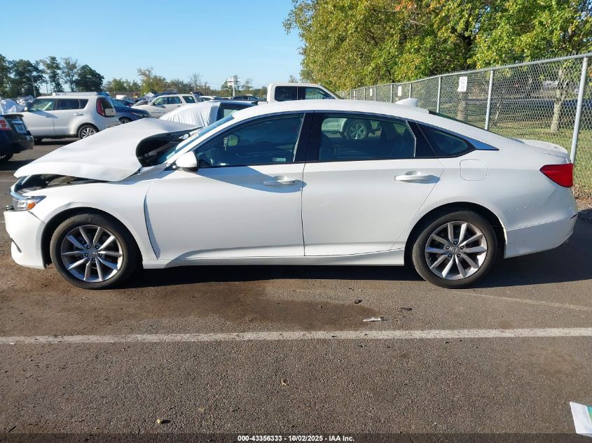 2022 Honda Accord Lx VIN: 1HGCV1F16NA033401 Lot: 43356333