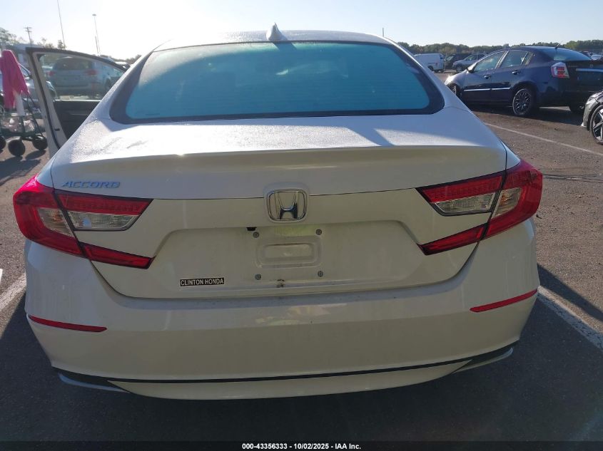 2022 Honda Accord Lx VIN: 1HGCV1F16NA033401 Lot: 43356333