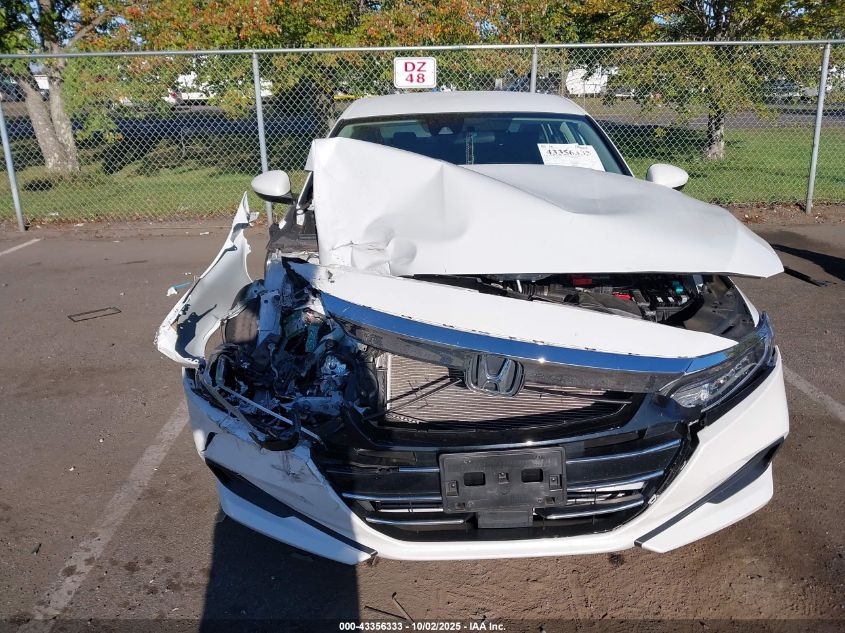 2022 Honda Accord Lx VIN: 1HGCV1F16NA033401 Lot: 43356333