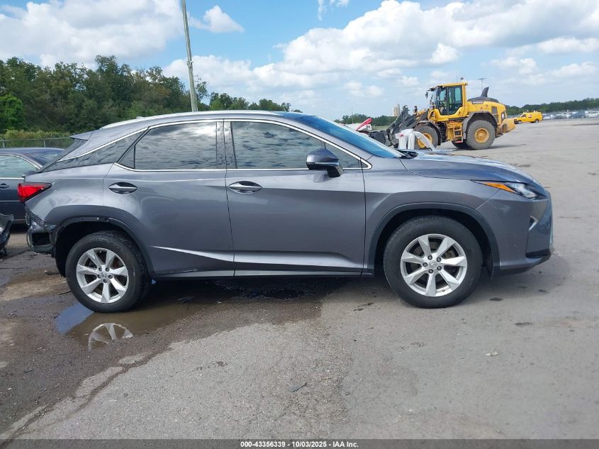 2016 Lexus Rx 350 VIN: 2T2BZMCA4GC029877 Lot: 43356339