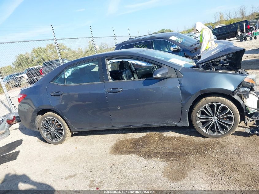 2015 Toyota Corolla S Plus VIN: 2T1BURHE9FC396932 Lot: 43356375
