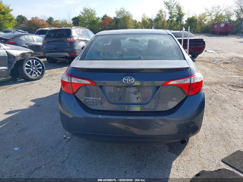 2015 Toyota Corolla S Plus VIN: 2T1BURHE9FC396932 Lot: 43356375