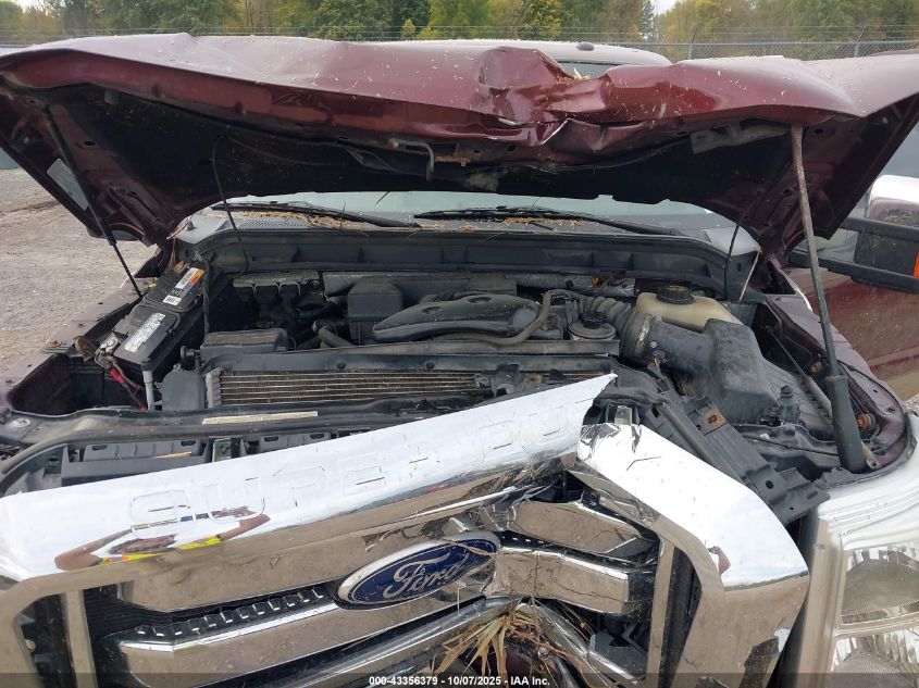 2011 Ford F-350 Lariat VIN: 1FT8X3B63BEA87447 Lot: 43356379