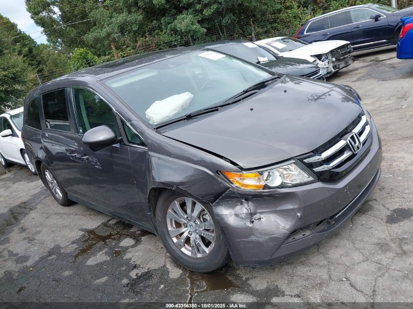 2016 Honda Odyssey Ex-L VIN: 5FNRL5H63GB099767 Lot: 43356380