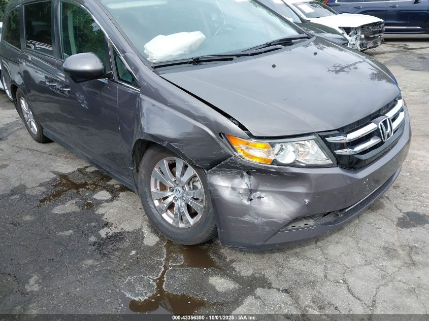 2016 Honda Odyssey Ex-L VIN: 5FNRL5H63GB099767 Lot: 43356380