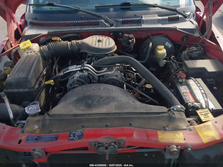 1998 Dodge Dakota Slt/Sport VIN: 1B7FL26X8WS750468 Lot: 43356385