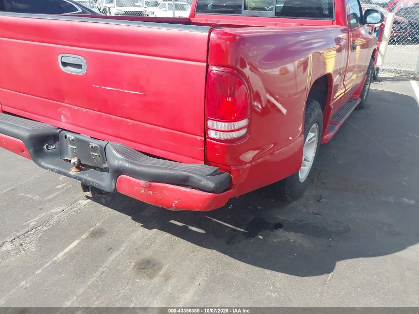 1998 Dodge Dakota Slt/Sport VIN: 1B7FL26X8WS750468 Lot: 43356385