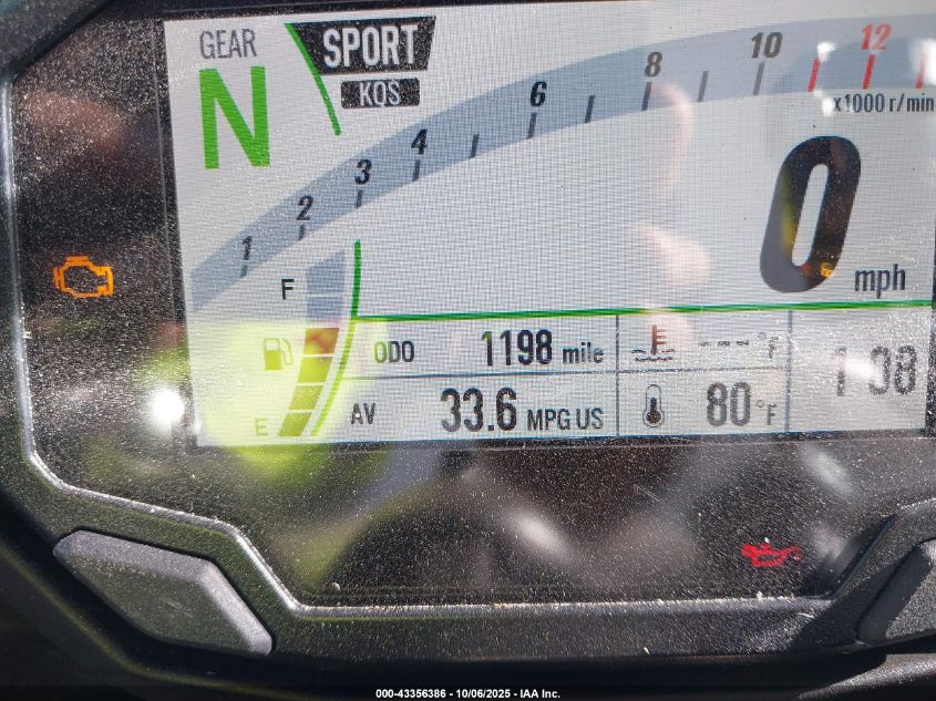 2023 Kawasaki Zx1002 K VIN: JKBZXVK13PA035115 Lot: 43356386