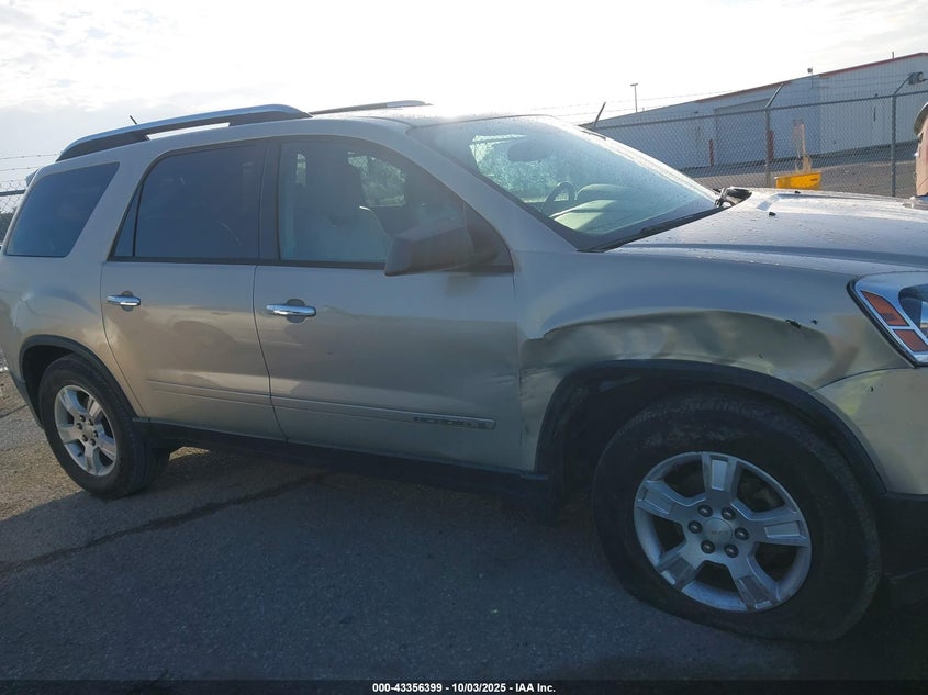 2008 GMC Acadia Sle-1 VIN: 1GKER13778J280245 Lot: 43356399