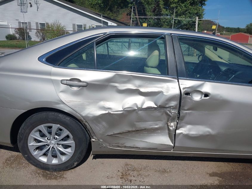 2015 Toyota Camry Le VIN: 4T4BF1FK0FR463233 Lot: 43356400