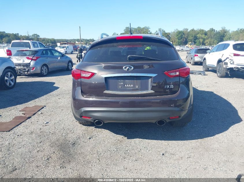 2011 Infiniti Fx35 VIN: JN8AS1MW2BM730799 Lot: 43356412