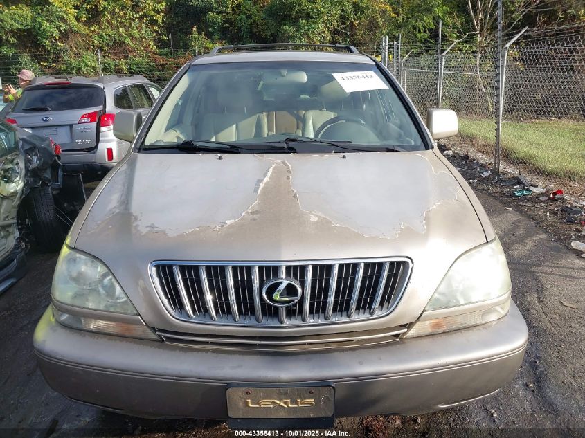 2003 Lexus Rx 300 VIN: JTJHF10U430303147 Lot: 43356413