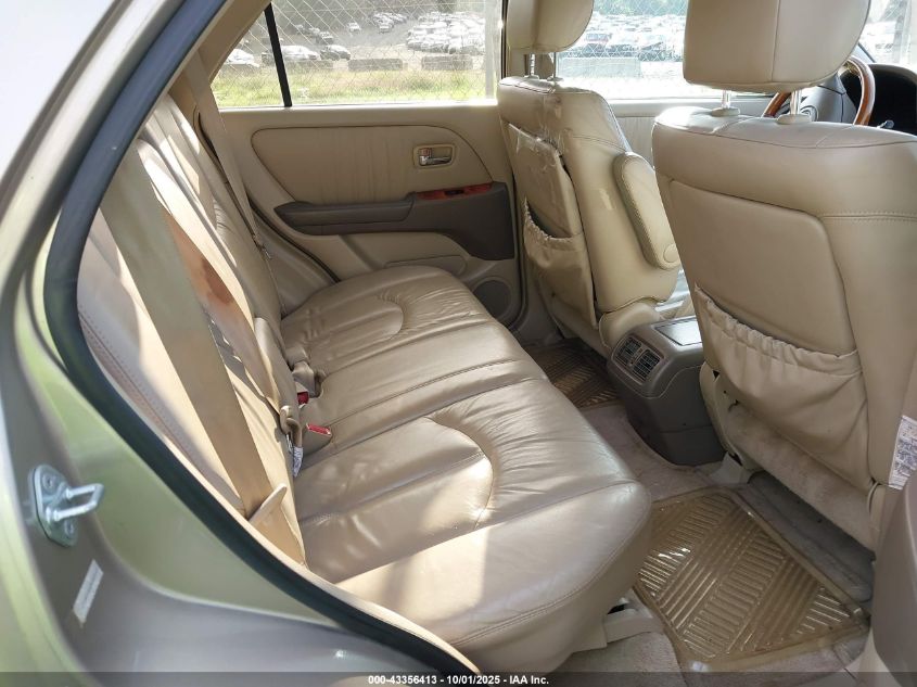 2003 Lexus Rx 300 VIN: JTJHF10U430303147 Lot: 43356413