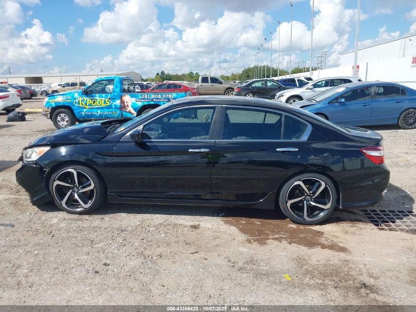 2016 Honda Accord Sport VIN: 1HGCR2F59GA177752 Lot: 43356425