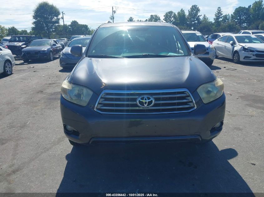 2008 Toyota Highlander Limited VIN: JTEES42A782043758 Lot: 43356442