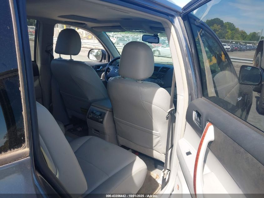 2008 Toyota Highlander Limited VIN: JTEES42A782043758 Lot: 43356442