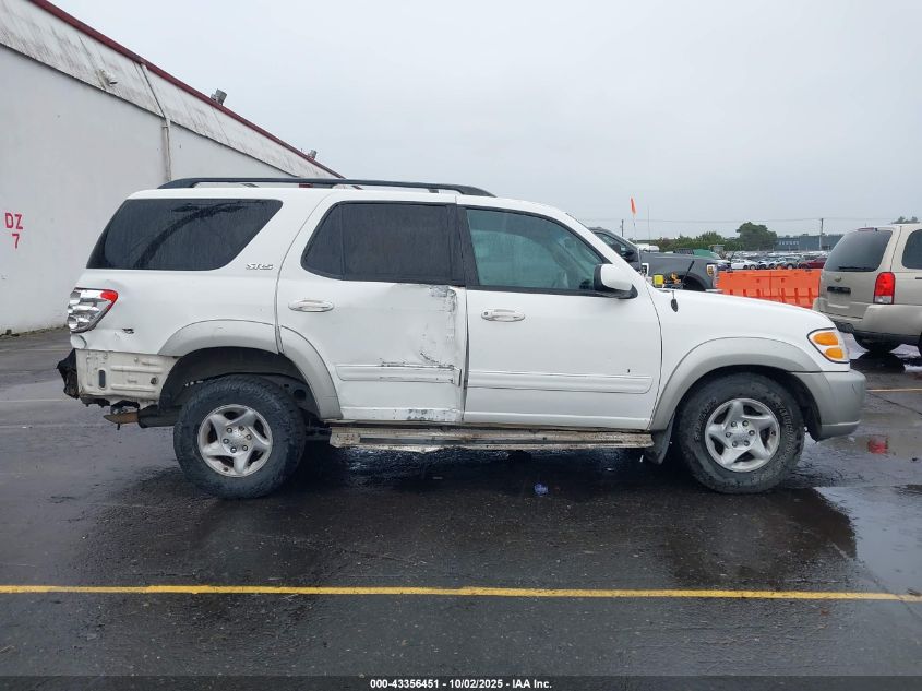 2002 Toyota Sequoia Sr5 V8 VIN: 5TDBT44A82S083820 Lot: 43356451