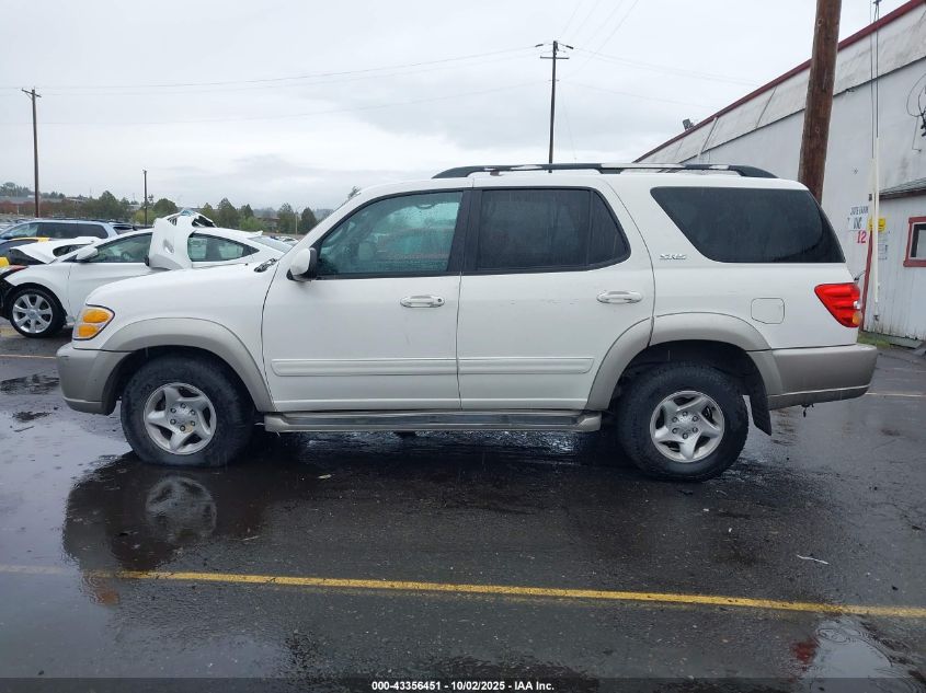 2002 Toyota Sequoia Sr5 V8 VIN: 5TDBT44A82S083820 Lot: 43356451