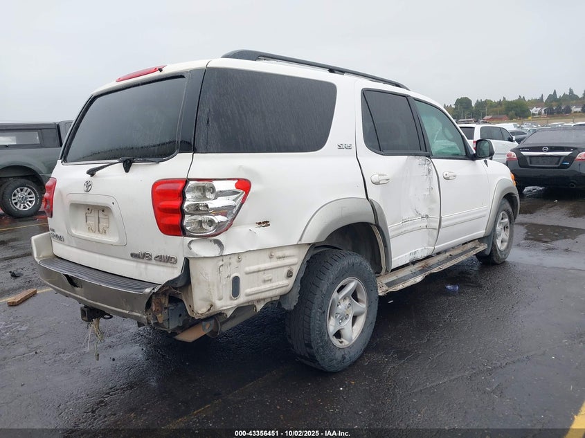 5TDBT44A82S083820 2002 TOYOTA SEQUOIA photo no. 4