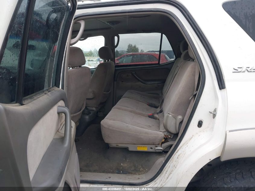 2002 Toyota Sequoia Sr5 V8 VIN: 5TDBT44A82S083820 Lot: 43356451