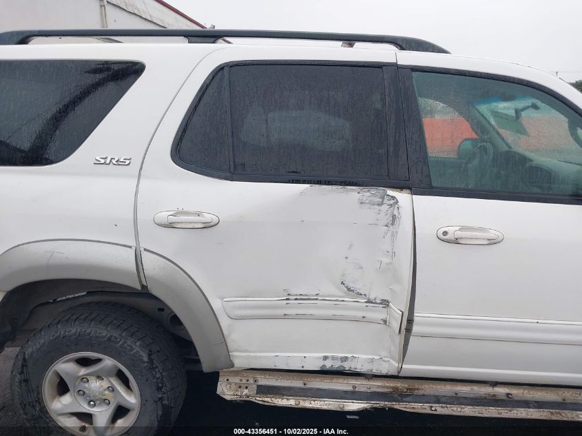 2002 Toyota Sequoia Sr5 V8 VIN: 5TDBT44A82S083820 Lot: 43356451