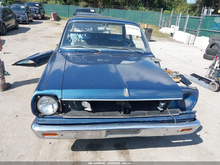 1967 Amc Rambler VIN: A7BS60A702530 Lot: 43356508