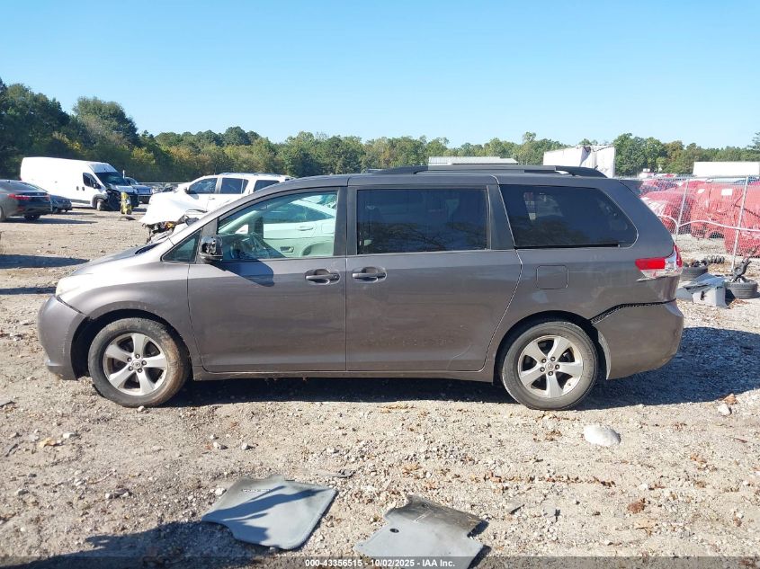 2013 Toyota Sienna Le V6 8 Passenger VIN: 5TDKK3DCXDS368214 Lot: 43356515