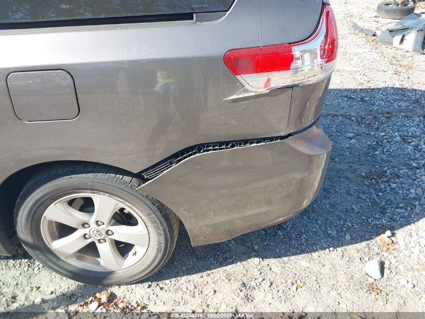 2013 Toyota Sienna Le V6 8 Passenger VIN: 5TDKK3DCXDS368214 Lot: 43356515