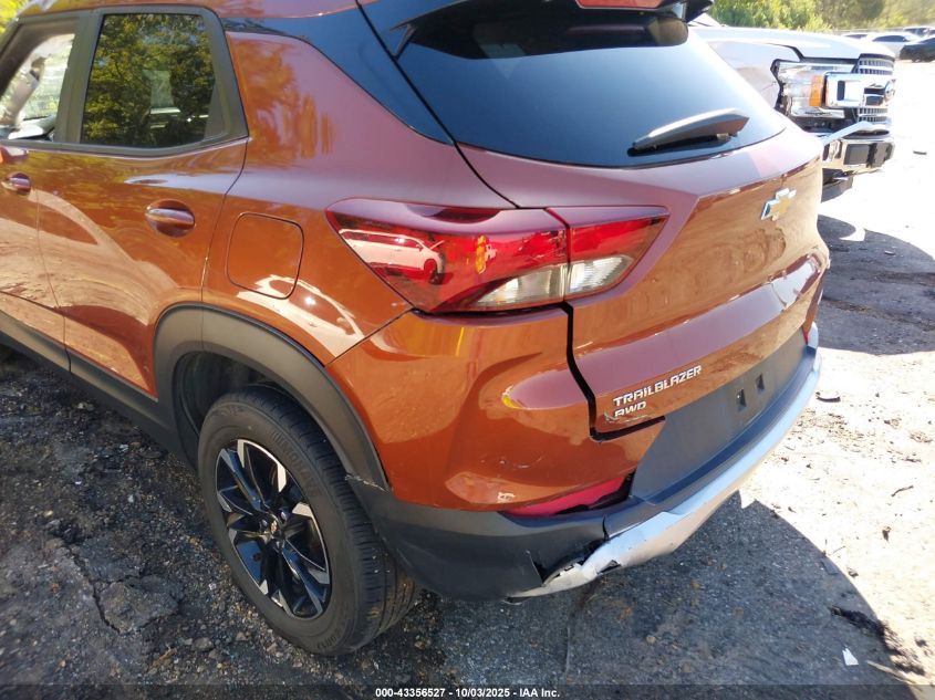 2021 Chevrolet Trailblazer Awd Lt VIN: KL79MRSL6MB002057 Lot: 43356527