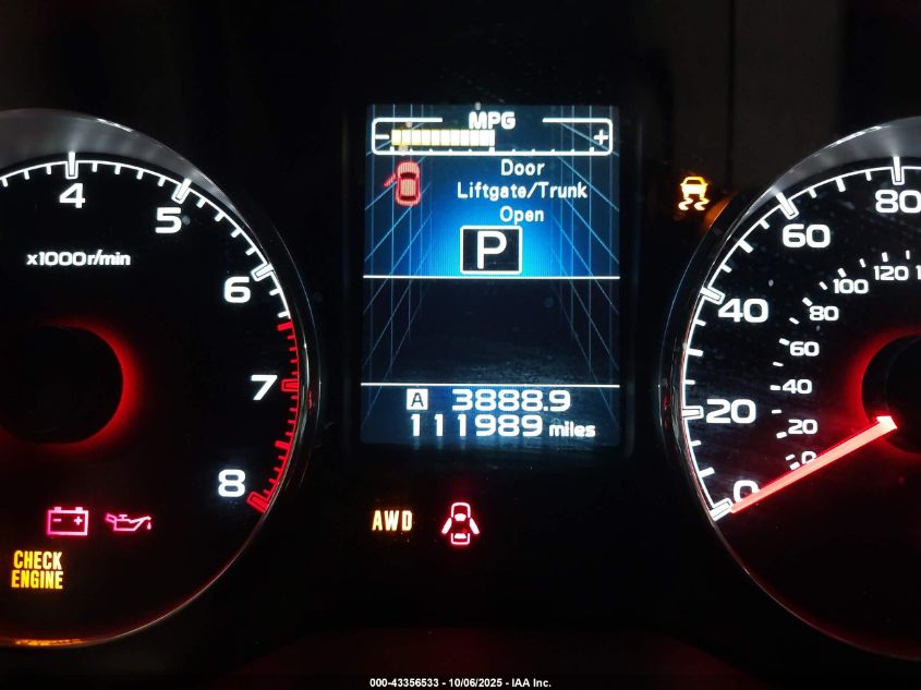 2013 Subaru Outback 3.6R Limited VIN: 4S4BRDSC7D2224062 Lot: 43356533