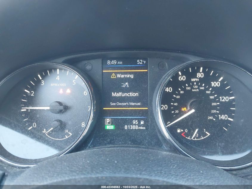 2019 Nissan Rogue S/Sl/Sv VIN: 5N1AT2MV8KC765984 Lot: 43356562