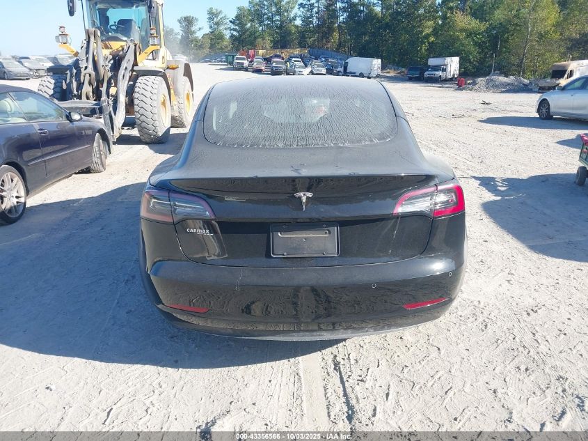 2022 Tesla Model 3 Rear-Wheel Drive VIN: 5YJ3E1EA8NF185817 Lot: 43356566