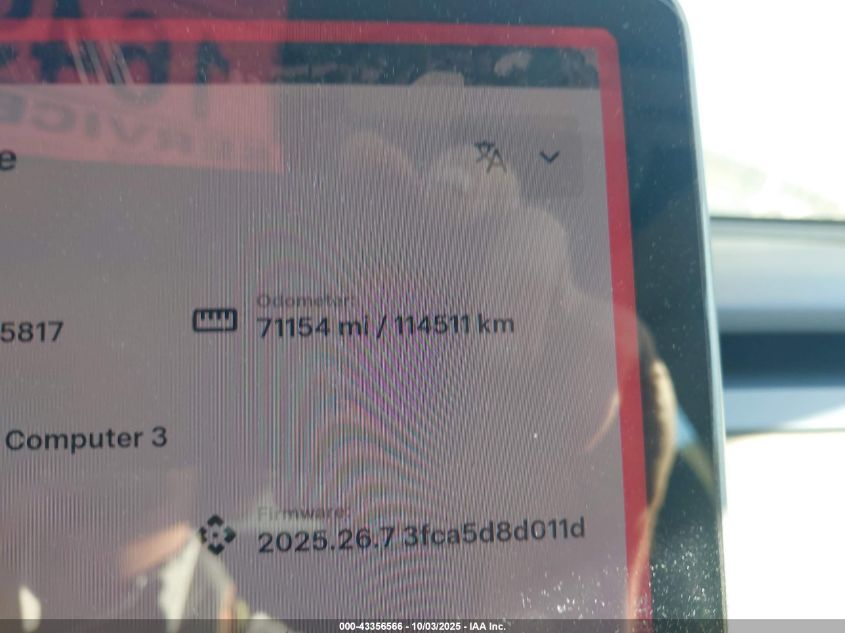 2022 Tesla Model 3 Rear-Wheel Drive VIN: 5YJ3E1EA8NF185817 Lot: 43356566