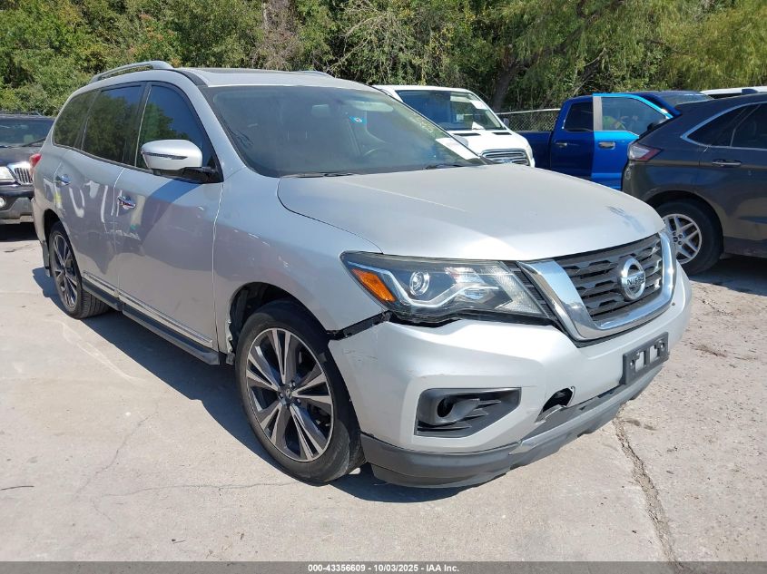 2018 NISSAN PATHFINDER PLATINUM - 5N1DR2MN8JC677785